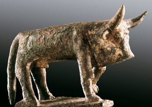 ブロンズ彫刻「Ox