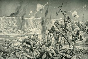 パルデベルク：クロニェスの位置への攻撃、1901年。 作： Unbekannt
