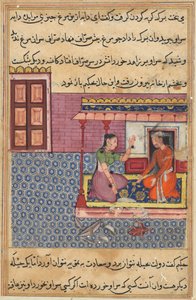 テイルズオブオウムトゥティナマのページ：52夜目：敬虔な男の妻...、c。 1560年。 作： Unbekannt