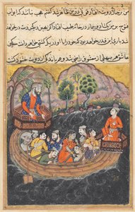 テイルズオブオウムトゥティナマのページ：48夜目：バグダッドの若者...、c。 1560年。 作： Unbekannt