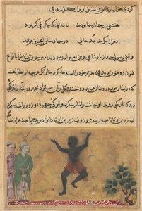 テイルズオブオウムトゥティナマのページ：22夜：道化師、c。 1560年。 作： Unbekannt