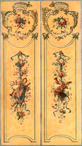 新しい宮殿、ドイツのポツダム、1928年に描かれた装飾。 作： Unbekannt