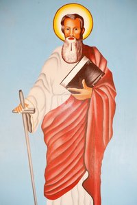 クパリメ大聖堂の絵画：聖パウロ、ロメ、トーゴ