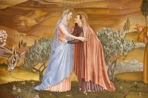 アインケレムの聖母マリア教会の絵画 : 聖母マリア教会, アインケレム, イスラエル 作： Unbekannt