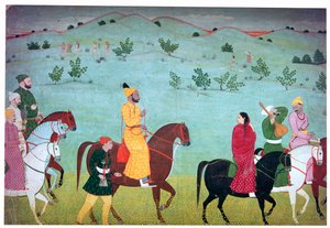 Jasrota の Mian Mukund Dev の絵画、18 世紀 作： Unbekannt