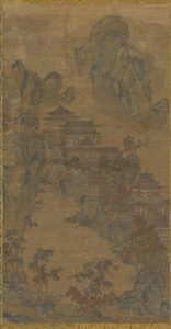 山の宮殿、明王朝、16 ～ 17 世紀。 作： Unbekannt