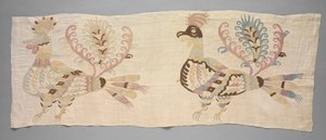 パネル、シーツの断片、1700年代。 作： Unbekannt
