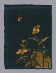 パネル家具布、中国、康熙時代、清王朝 1644-1911、180050。 作： Unbekannt