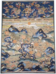 パネル家具用ファブリック、中国、明朝後期 1368-1644 清朝 1644-1911... 作： Unbekannt