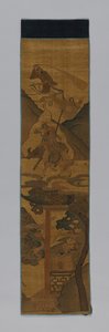 パネル ファニッシング ファブリック、中国、清 dynasty1644-1911、18001900。 作： Unbekannt