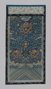 パネル ファニッシング ファブリック、中国、清王朝 1644-1911、18751900。 作： Unbekannt