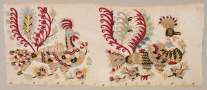 パネル、おそらくスカートから、1800年代。 作： Unbekannt