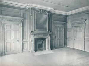 パネル張りの部屋、18世紀初頭、26、ハットンガーデン、1907 作： Unbekannt