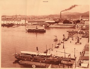 1930年のトゥーロンでのQualのパノラマ。 作： Unbekannt