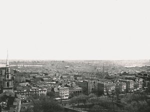 1895年、米国ボストン市のパノラマ。 作： Unbekannt