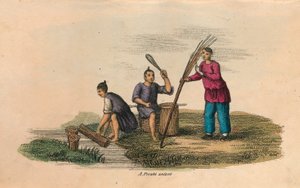 中国の製紙、AD 105、c1850 作： Unbekannt