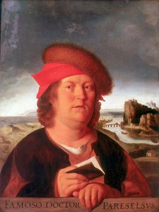 パラケルスス アラケルスス 1493-1541、スイス生まれのドイツ人医師、錬金術師 作： Unbekannt