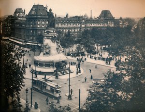 パリ。 -レピュブリック広場。 -LL、c1910。 作： Unbekannt