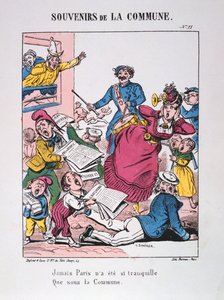 パリコミューン、1871年。 作： Unbekannt