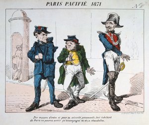 パリ平和、1871年。 作： Unbekannt