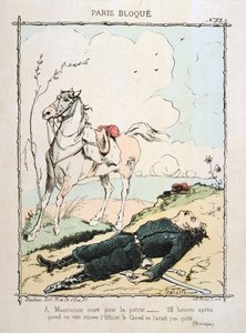 パリは1870年から1871年に包囲されました。 作： Unbekannt