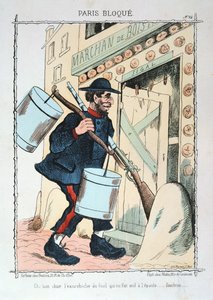 パリは1870年から1871年に包囲されました。 作： Unbekannt
