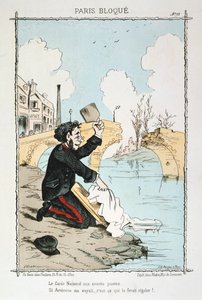 パリの包囲、1870年から1871年 作： Unbekannt
