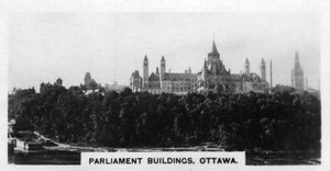 国会議事堂、オタワ、カナダ、c1920s 作： Unbekannt