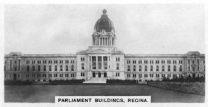 国会議事堂、レジーナ、サスカチュワン、カナダ、c1920s 作： Unbekannt