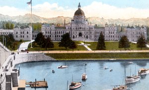 国会議事堂、ビクトリア、ブリティッシュコロンビア、カナダ、c1900年代 作： Unbekannt