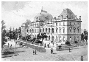 国会議事堂、ブリスベン、オーストラリア、1886 作： Unbekannt