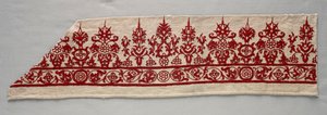 スカートのボーダーの一部、1800年代。 作： Unbekannt