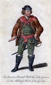 パスカルパオリ、18世紀のコルシカの将軍と愛国者 作： Unbekannt