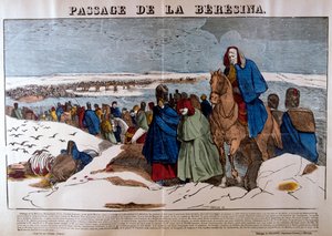 ベレジナの通過、1812年11月28日、19世紀 作： Unbekannt