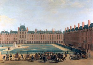 王と摂政の通路、ロワイヤル広場、c1655。 作： Unbekannt