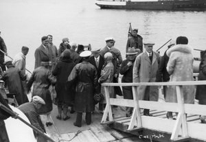 1929年にノルウェーのモルデで着陸した客船 作： Unbekannt