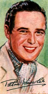Patric Knowles、1911-1995、イギリス生まれの映画俳優、20世紀