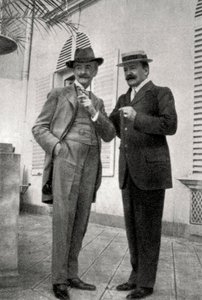 Paul HervieuとMarcel Prevost、フランスの作家と劇作家、1905年 作： Unbekannt