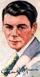 ポール・ムニ、1895〜1967年、アカデミー賞を受賞した多才な俳優、20世紀 作： Unbekannt