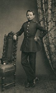 ポール・フォン・ヒンデンブルグ 1847-1934年 ヴァールシュタットの士官候補生として 1860年代、1930年代 作： Unbekannt
