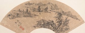 湖畔のパビリオン、17 世紀以降。 作： Unbekannt
