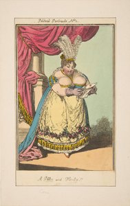 ピースピースと豊富な政治的肖像画第1号、約。 1820年。 作： Unbekannt