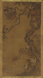 桃と菊、1368-1644。 作： Unbekannt