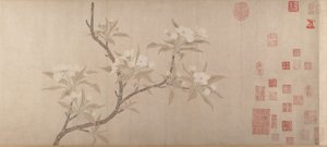 梨の花、ca。 1280。 作： Unbekannt