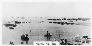 真珠釣り、オーストラリア、1928 作： Unbekannt