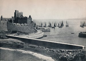 ピール-古い城と港、1895 作： Unbekannt