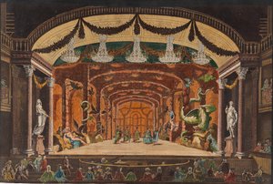 ピープショーの画像、1770年頃。 作： Unbekannt