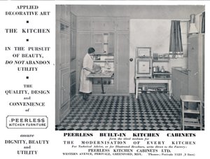 Peerlessビルトインキッチンキャビネット、1935年 作： Unbekannt