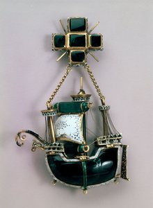 船の形をしたペンダント、16世紀初頭 作： Unbekannt