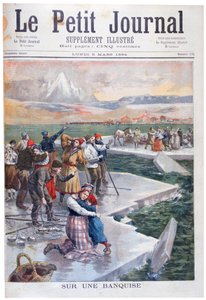 1894年、フィンランドの流氷に取り残された人々